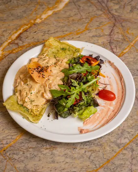 Crêpe au saumon
